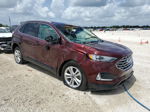 2020 Ford Edge Sel Burgundy vin: 2FMPK3J92LBA32373