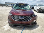 2020 Ford Edge Sel Burgundy vin: 2FMPK3J92LBA32373