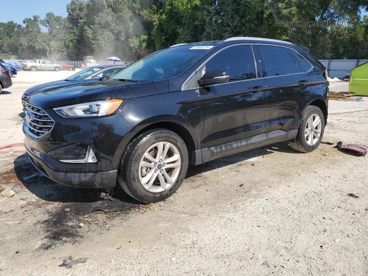 2020 Ford Edge Sel Black vin: 2FMPK3J92LBB11977