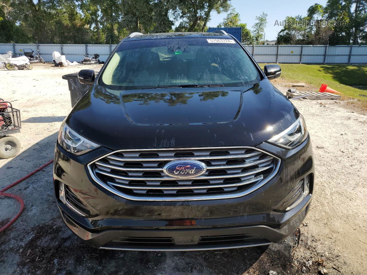 2020 Ford Edge Sel Black vin: 2FMPK3J92LBB11977