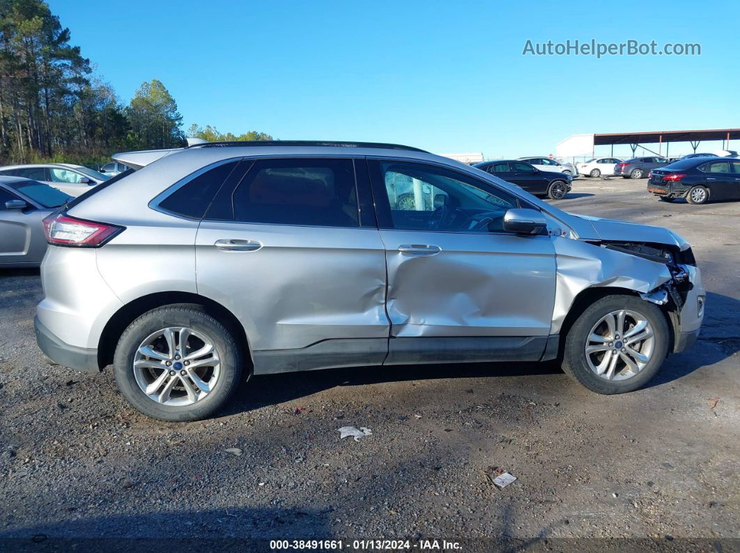 2016 Ford Edge Sel Серебряный vin: 2FMPK3J93GBB56173