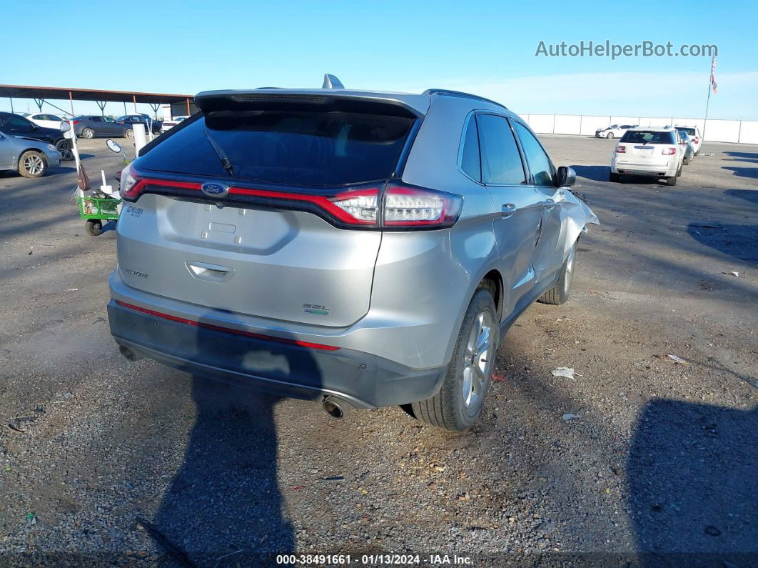 2016 Ford Edge Sel Серебряный vin: 2FMPK3J93GBB56173