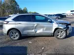 2016 Ford Edge Sel Silver vin: 2FMPK3J93GBB56173