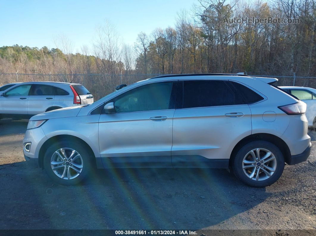 2016 Ford Edge Sel Silver vin: 2FMPK3J93GBB56173