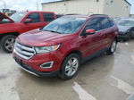 2016 Ford Edge Sel Maroon vin: 2FMPK3J93GBB66508