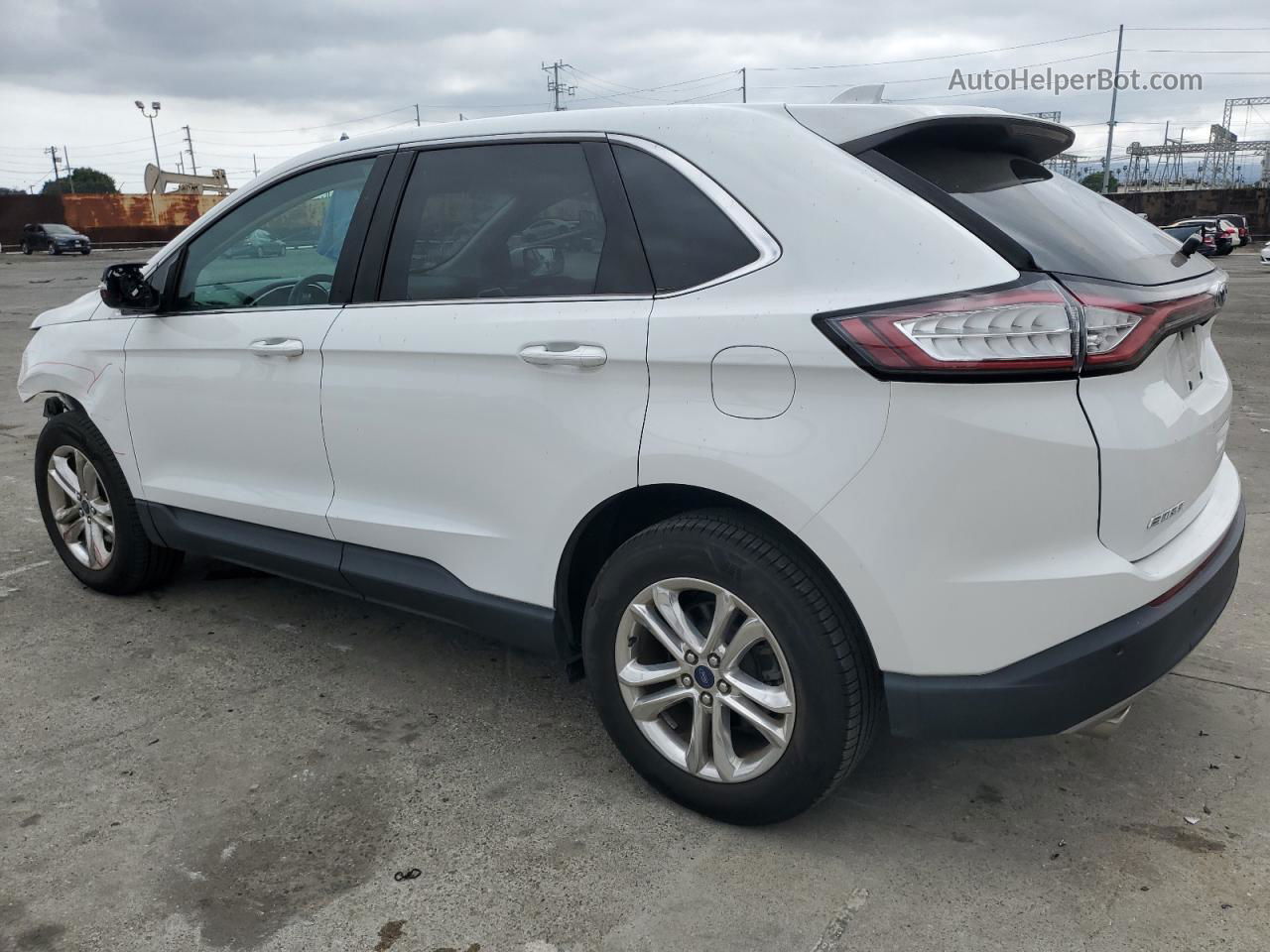 2016 Ford Edge Sel Белый vin: 2FMPK3J93GBB94647