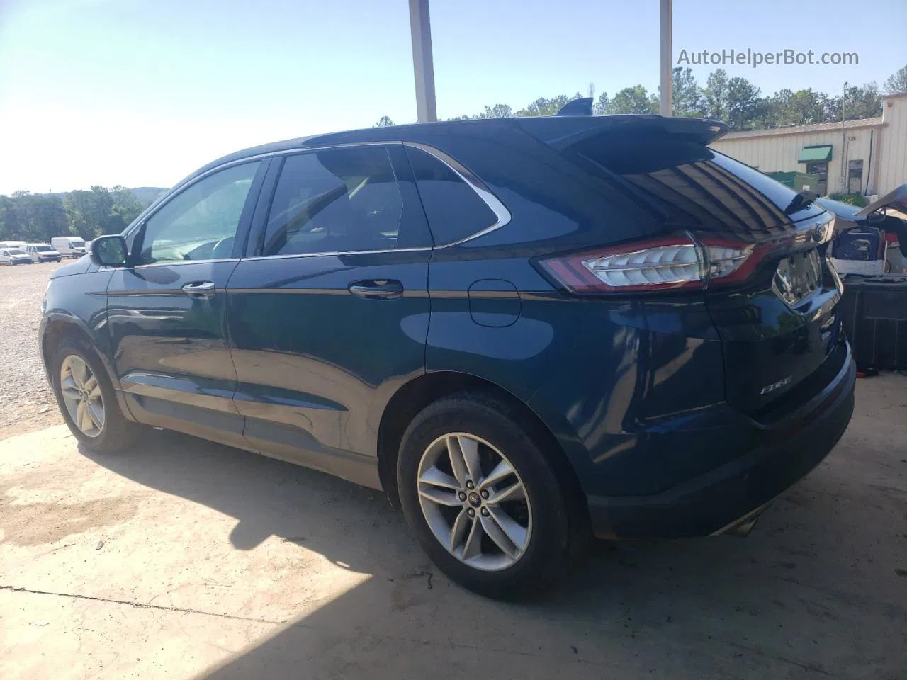 2016 Ford Edge Sel Синий vin: 2FMPK3J93GBC25279