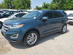 2016 Ford Edge Sel Синий vin: 2FMPK3J93GBC34984