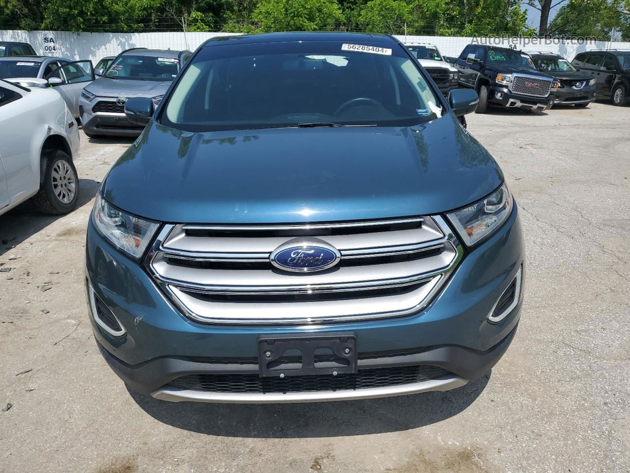 2016 Ford Edge Sel Синий vin: 2FMPK3J93GBC34984