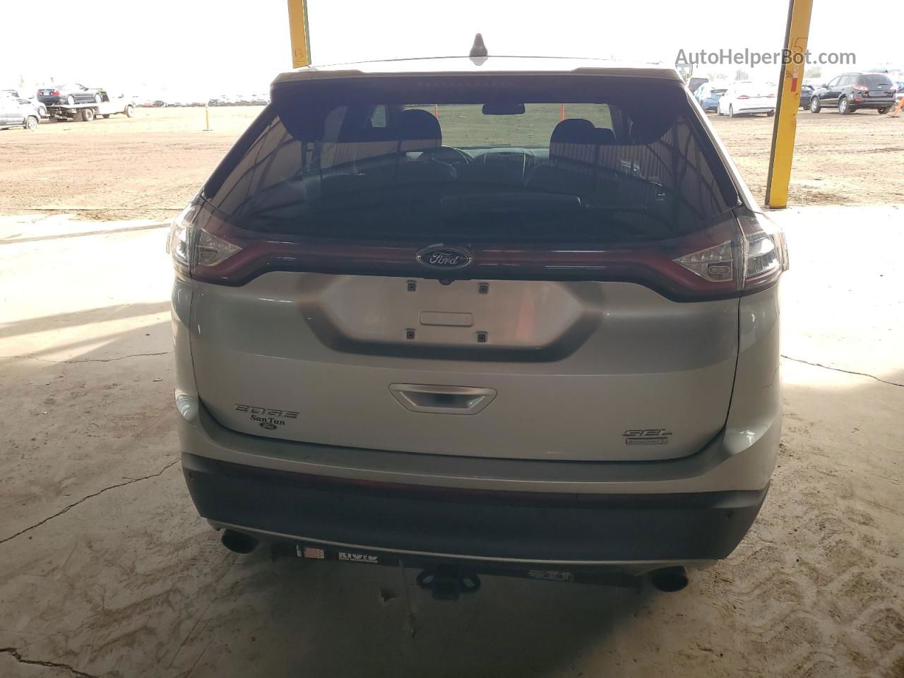 2016 Ford Edge Sel Серебряный vin: 2FMPK3J93GBC43054