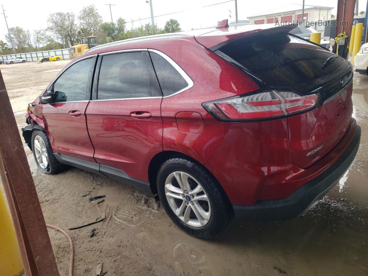 2019 Ford Edge Sel Красный vin: 2FMPK3J93KBB47983