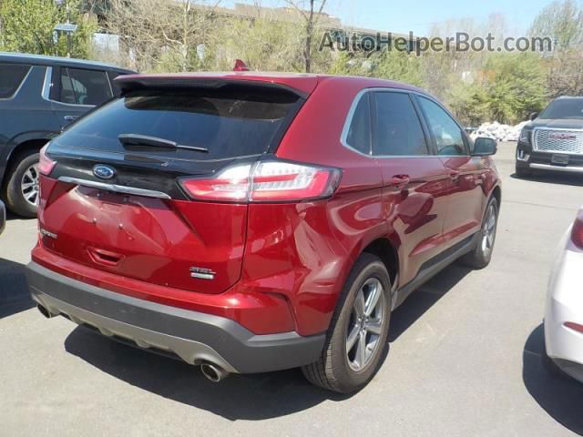 2019 Ford Edge Sel Red vin: 2FMPK3J93KBC51406