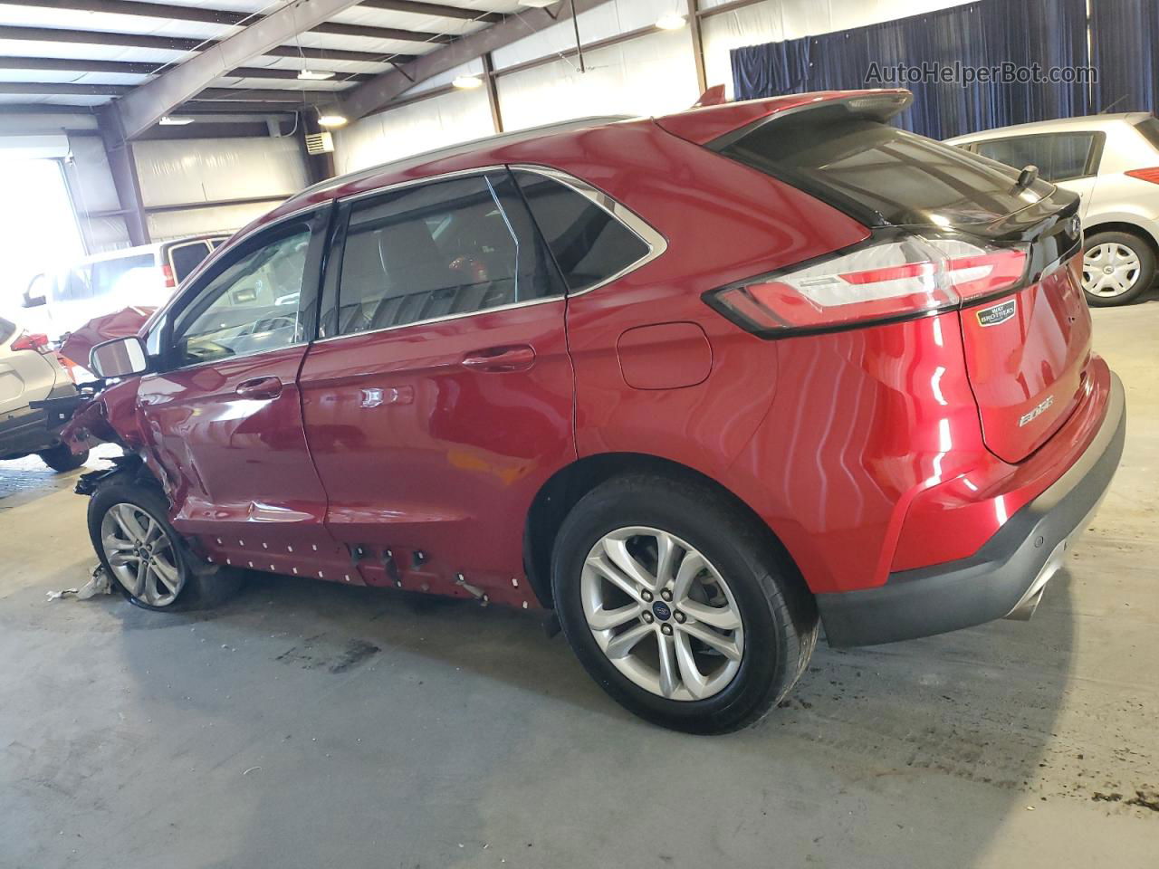 2020 Ford Edge Sel Red vin: 2FMPK3J93LBA39073