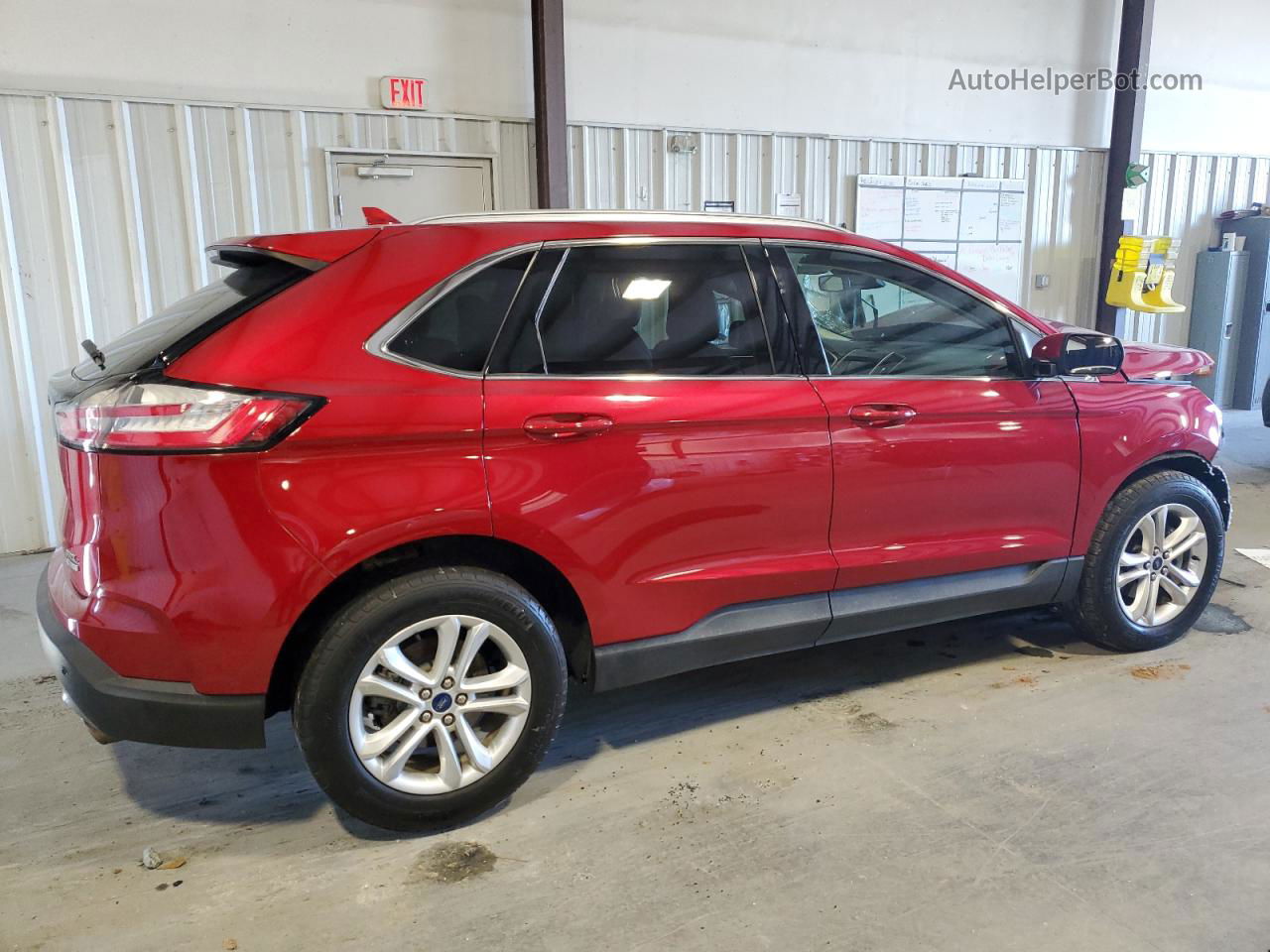 2020 Ford Edge Sel Red vin: 2FMPK3J93LBA39073