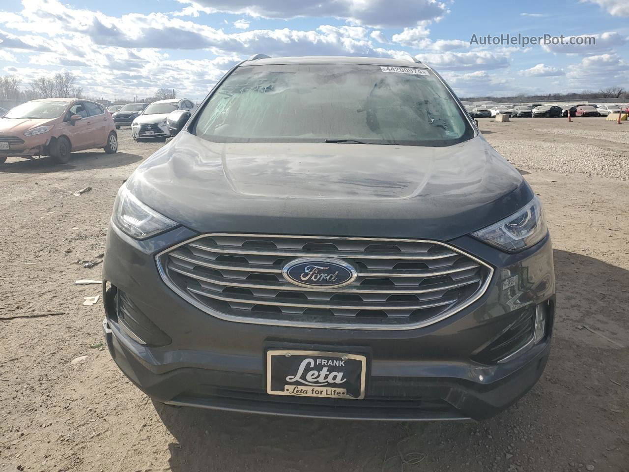 2020 Ford Edge Sel Gray vin: 2FMPK3J93LBA91707