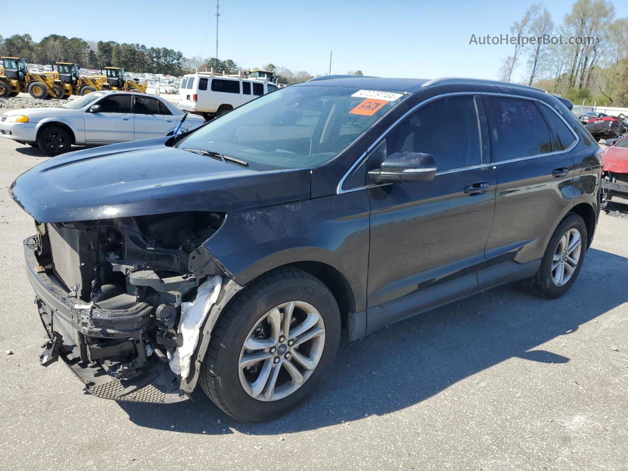 2020 Ford Edge Sel Black vin: 2FMPK3J93LBB40209