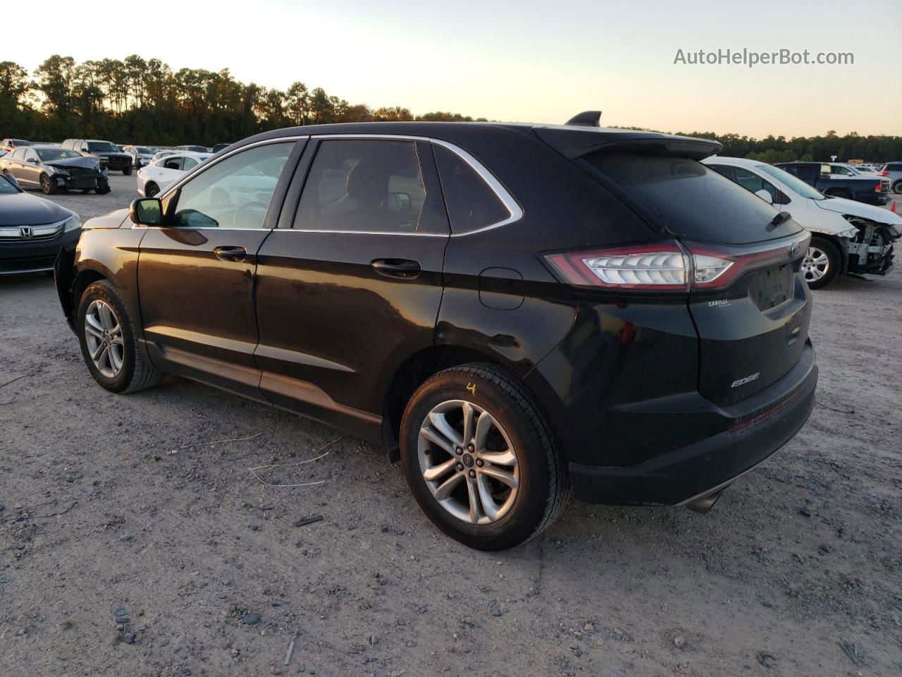 2016 Ford Edge Sel Black vin: 2FMPK3J94GBB27247