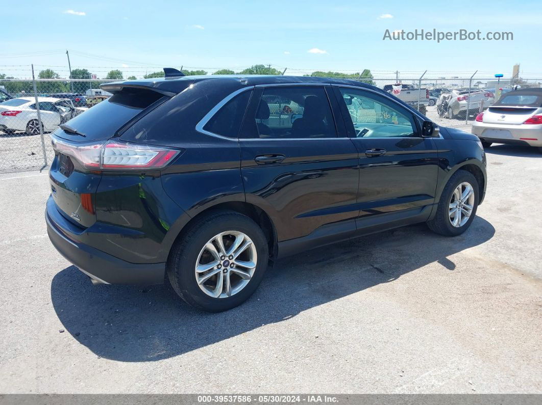 2016 Ford Edge Sel Черный vin: 2FMPK3J94GBB72690