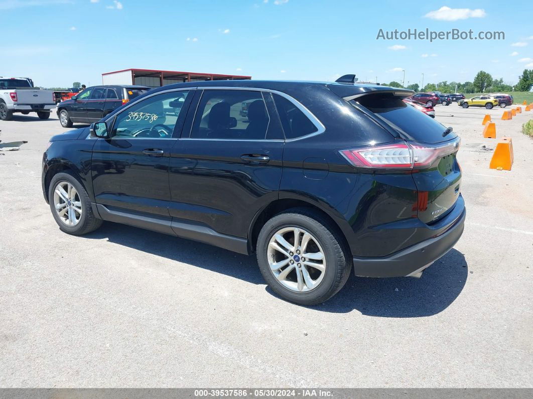 2016 Ford Edge Sel Черный vin: 2FMPK3J94GBB72690