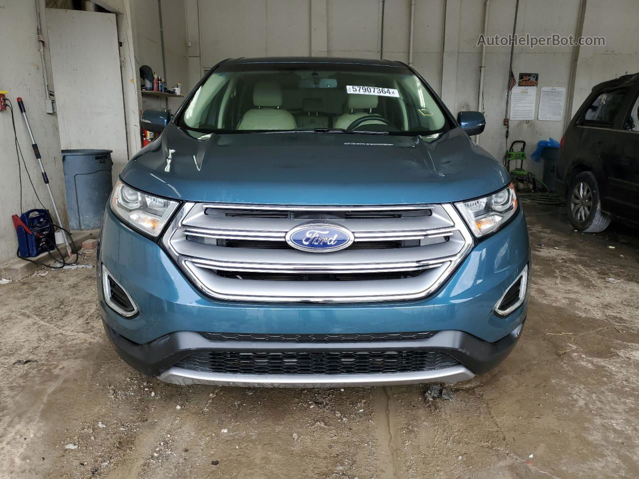 2016 Ford Edge Sel Blue vin: 2FMPK3J94GBB91658