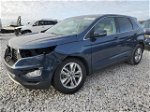 2017 Ford Edge Sel Blue vin: 2FMPK3J94HBB31042