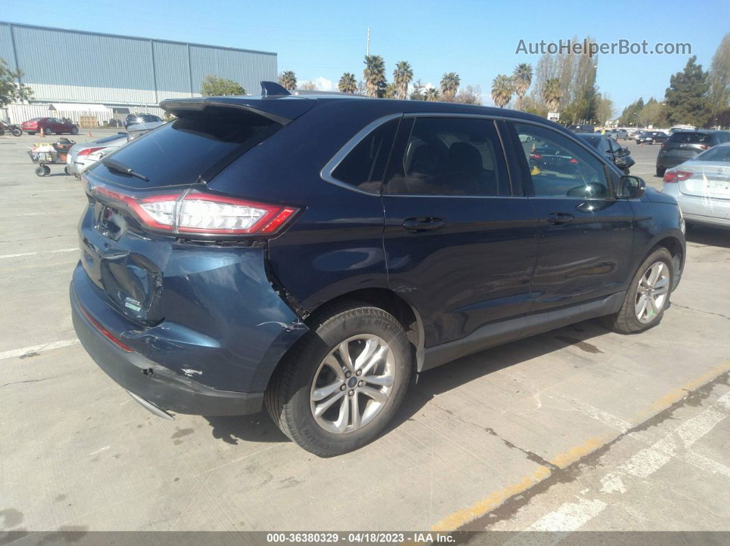 2017 Ford Edge Sel Blue vin: 2FMPK3J94HBB94531