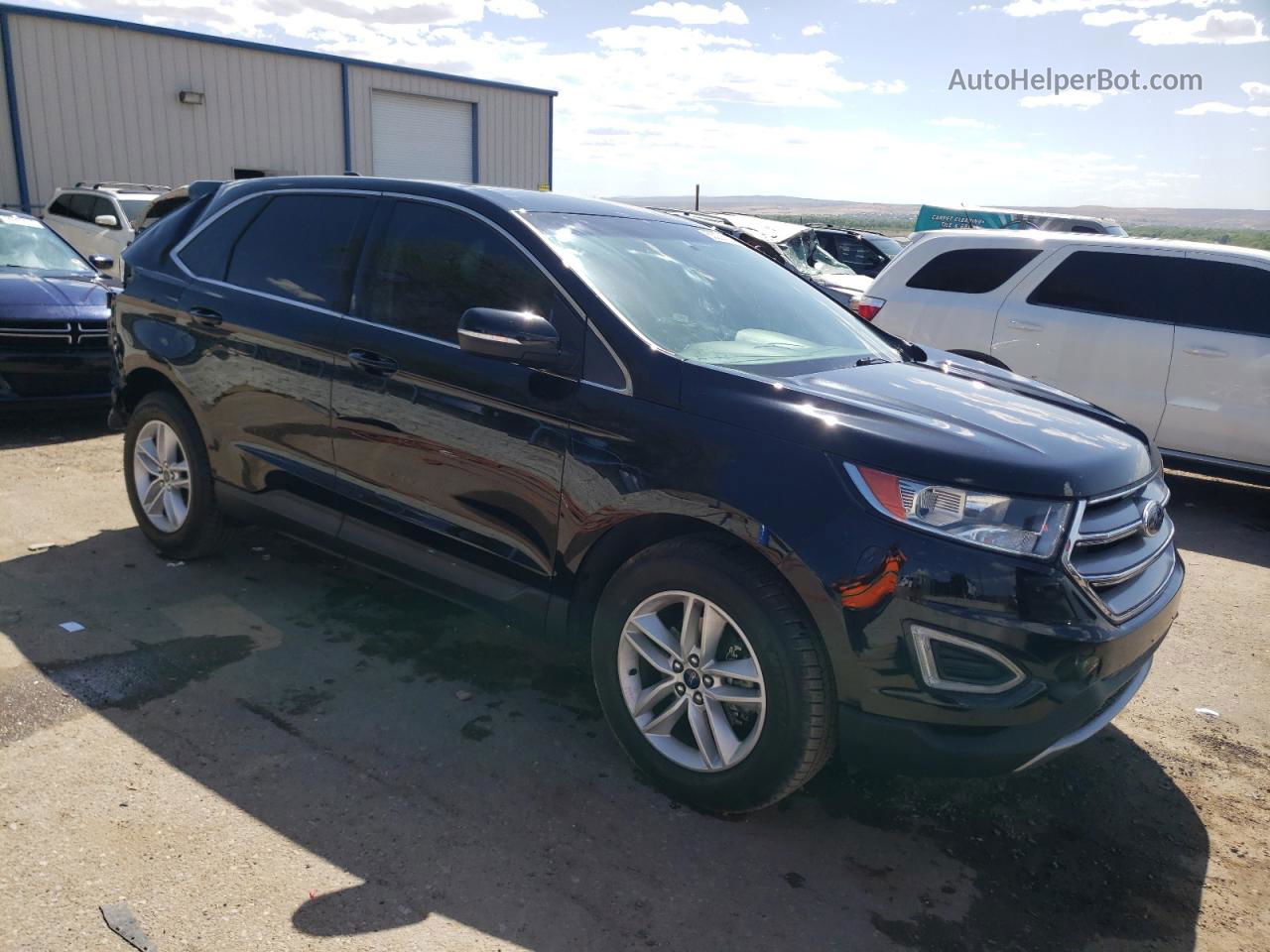 2018 Ford Edge Sel Black vin: 2FMPK3J94JBB96074