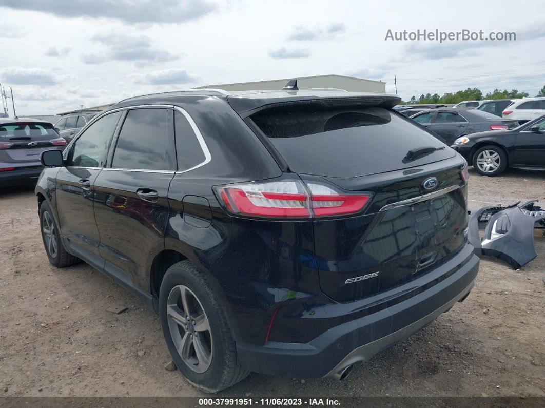 2019 Ford Edge Sel Черный vin: 2FMPK3J94KBC46912