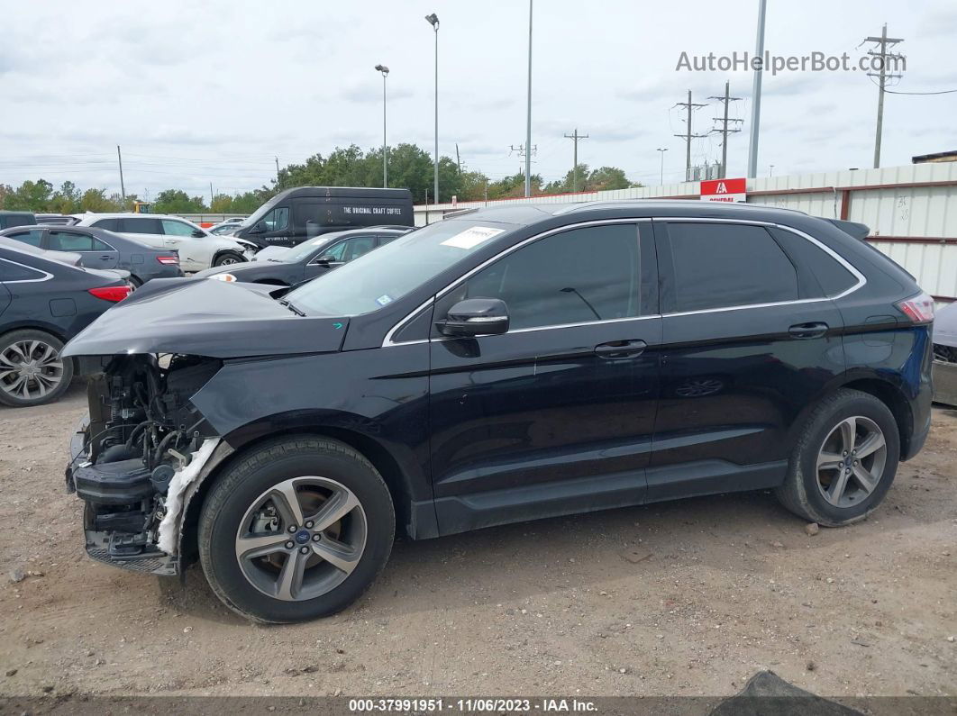 2019 Ford Edge Sel Черный vin: 2FMPK3J94KBC46912