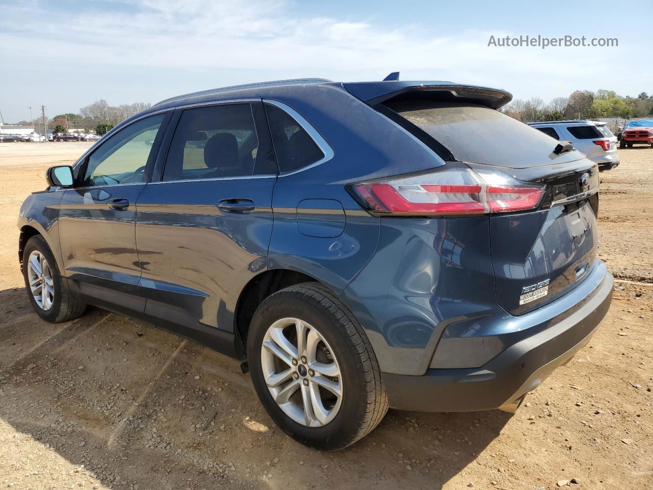 2019 Ford Edge Sel Blue vin: 2FMPK3J94KBC57506