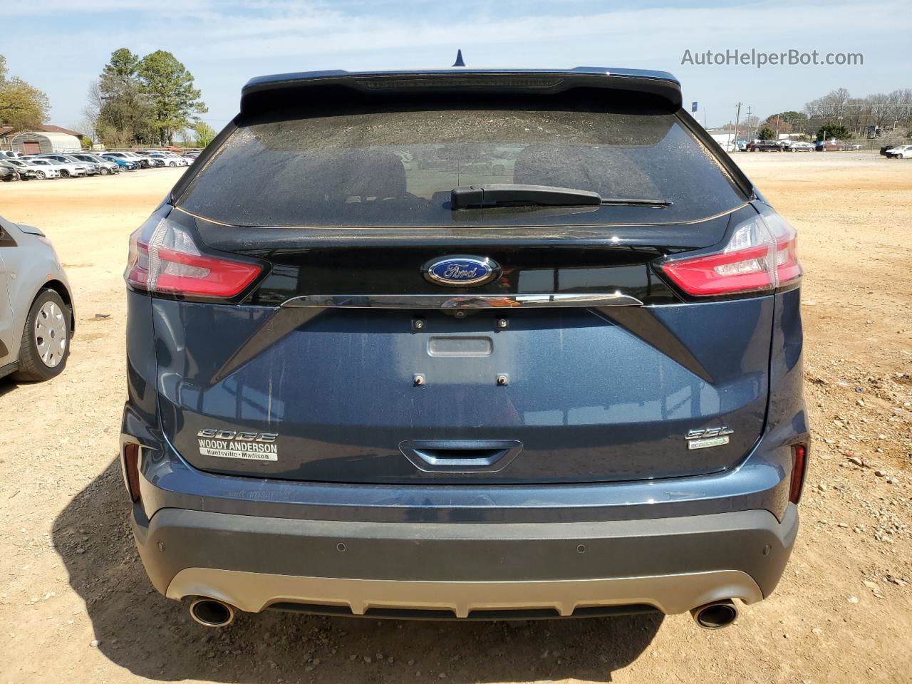 2019 Ford Edge Sel Blue vin: 2FMPK3J94KBC57506