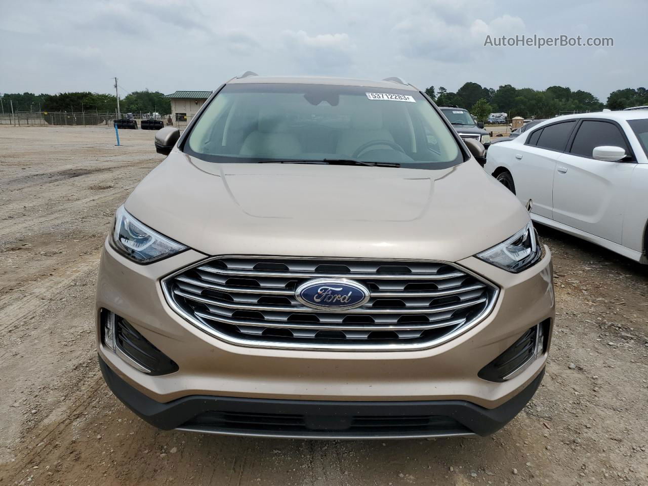 2020 Ford Edge Sel Бежевый vin: 2FMPK3J94LBA92428