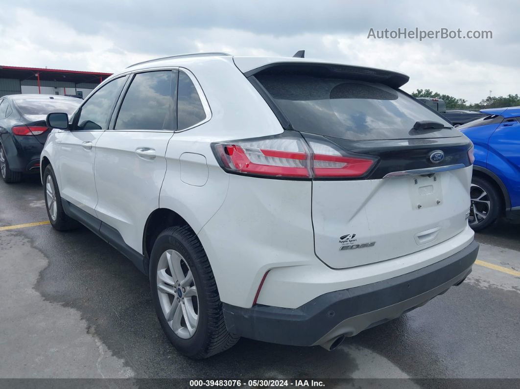 2020 Ford Edge Sel White vin: 2FMPK3J94LBB31762