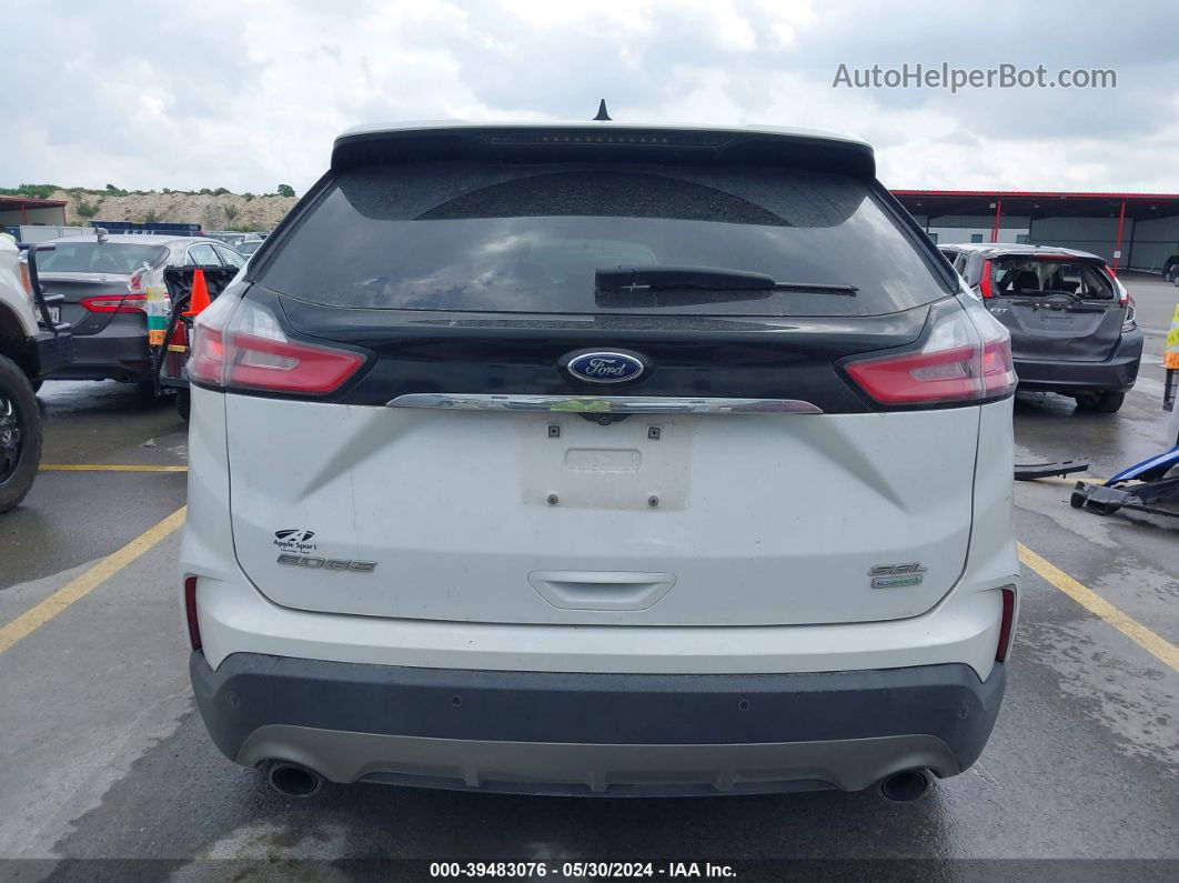 2020 Ford Edge Sel White vin: 2FMPK3J94LBB31762