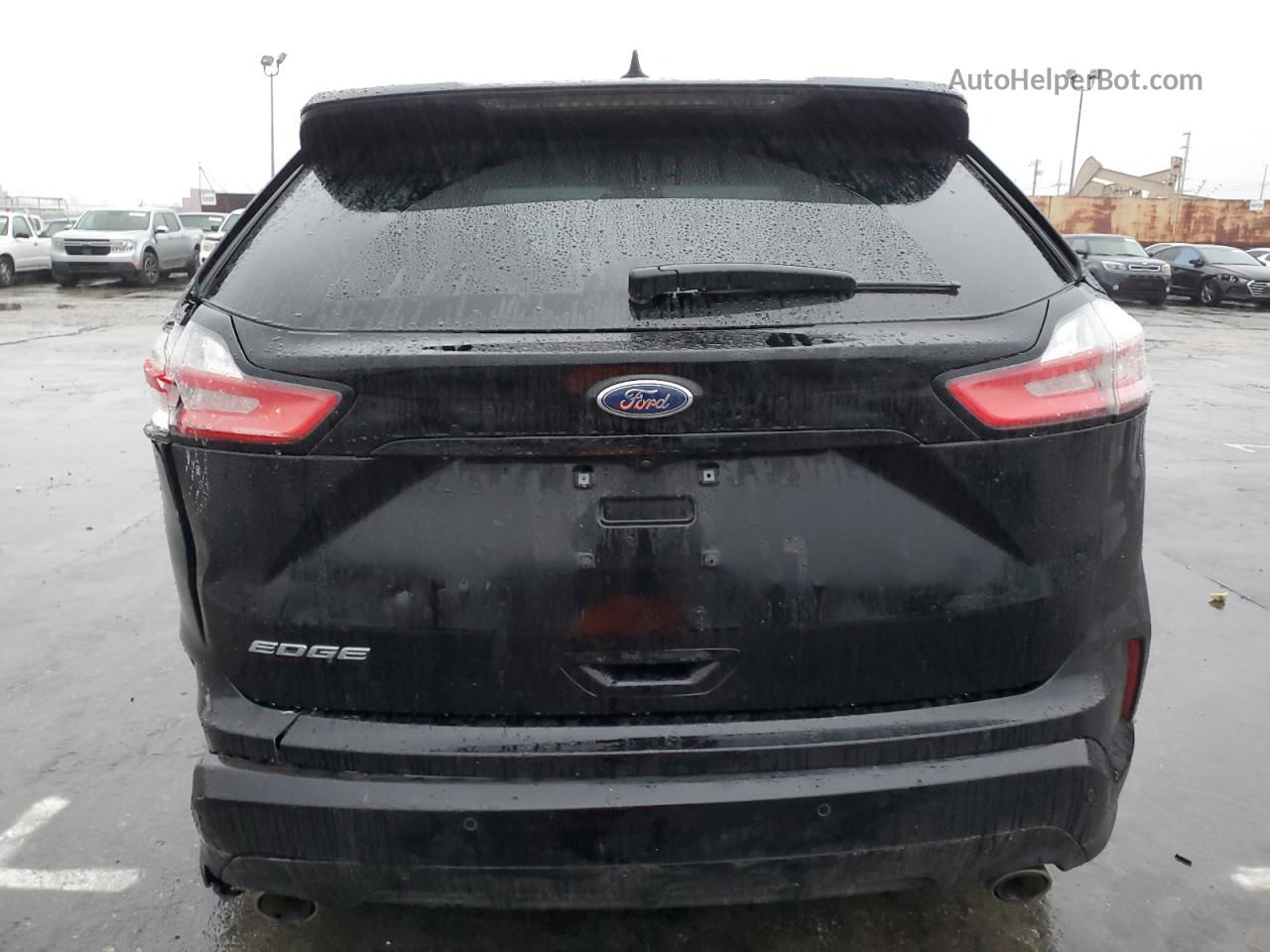 2020 Ford Edge Sel Black vin: 2FMPK3J94LBB65183