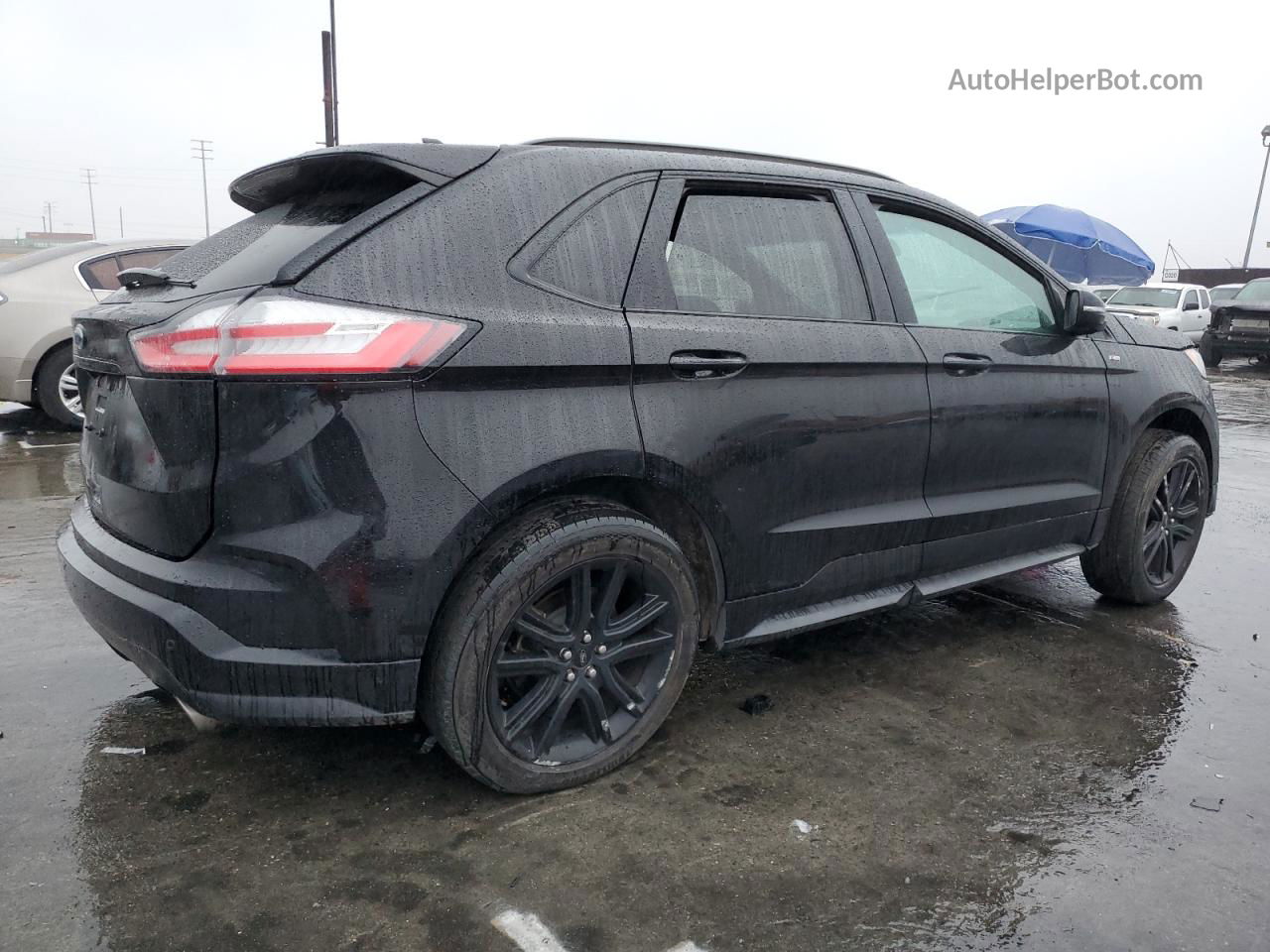 2020 Ford Edge Sel Black vin: 2FMPK3J94LBB65183