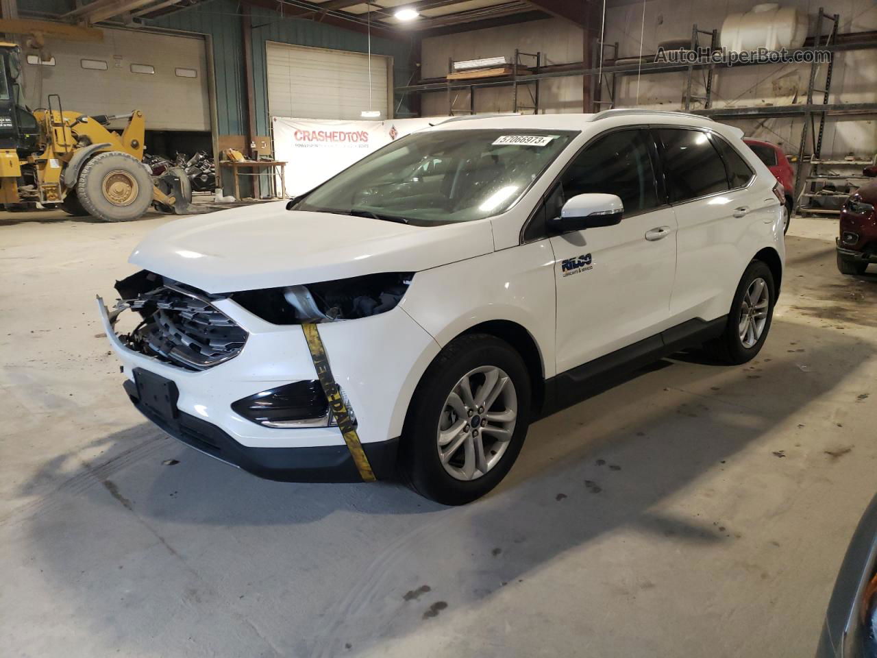 2020 Ford Edge Sel Белый vin: 2FMPK3J94LBB66219