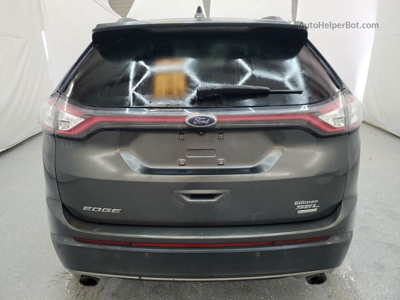 2016 Ford Edge Sel Gray vin: 2FMPK3J95GBC65878