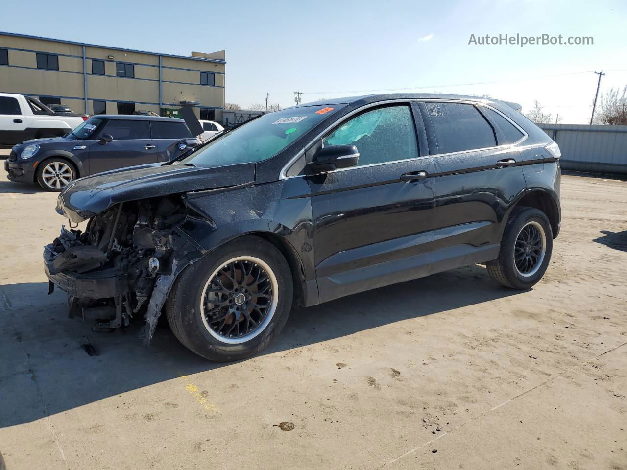 2017 Ford Edge Sel Black vin: 2FMPK3J95HBB57469