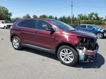 2017 Ford Edge Sel Burgundy vin: 2FMPK3J95HBC32073