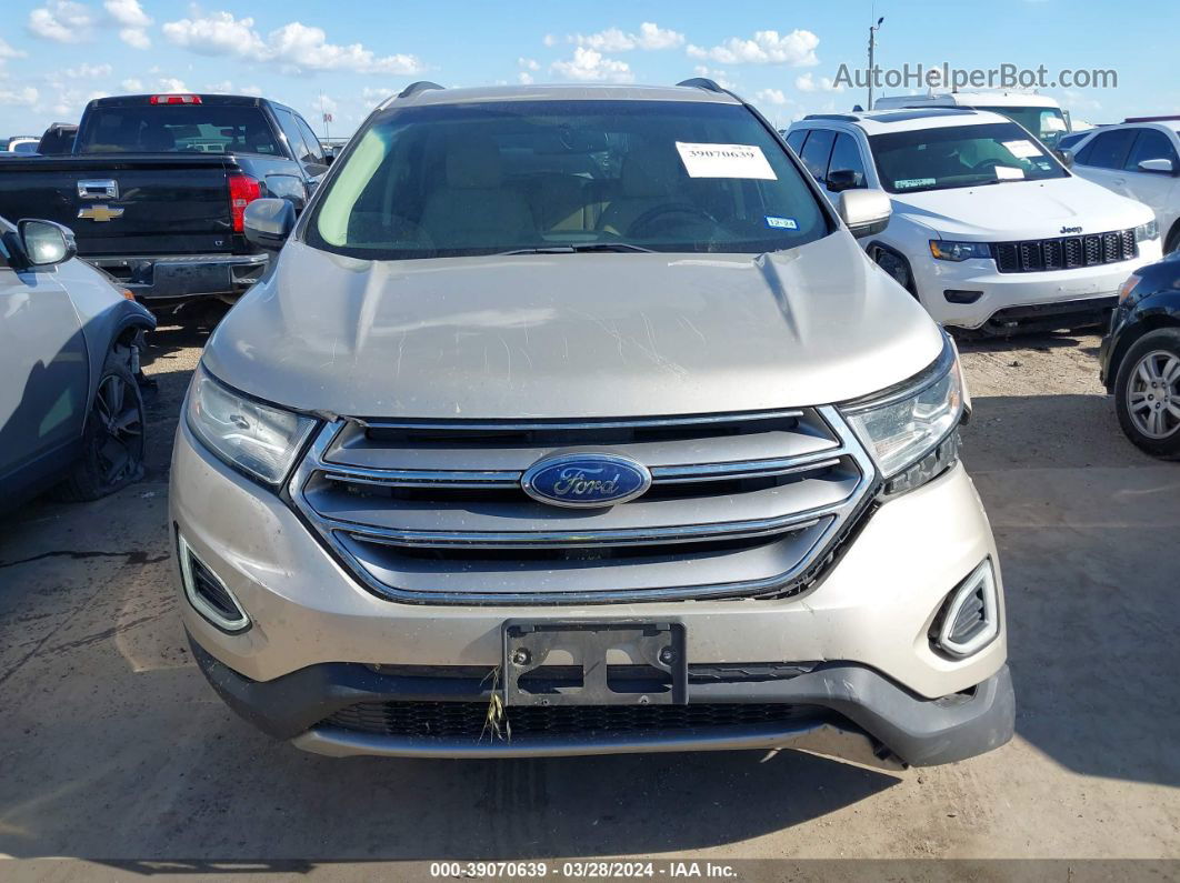 2017 Ford Edge Sel Gold vin: 2FMPK3J95HBC63405