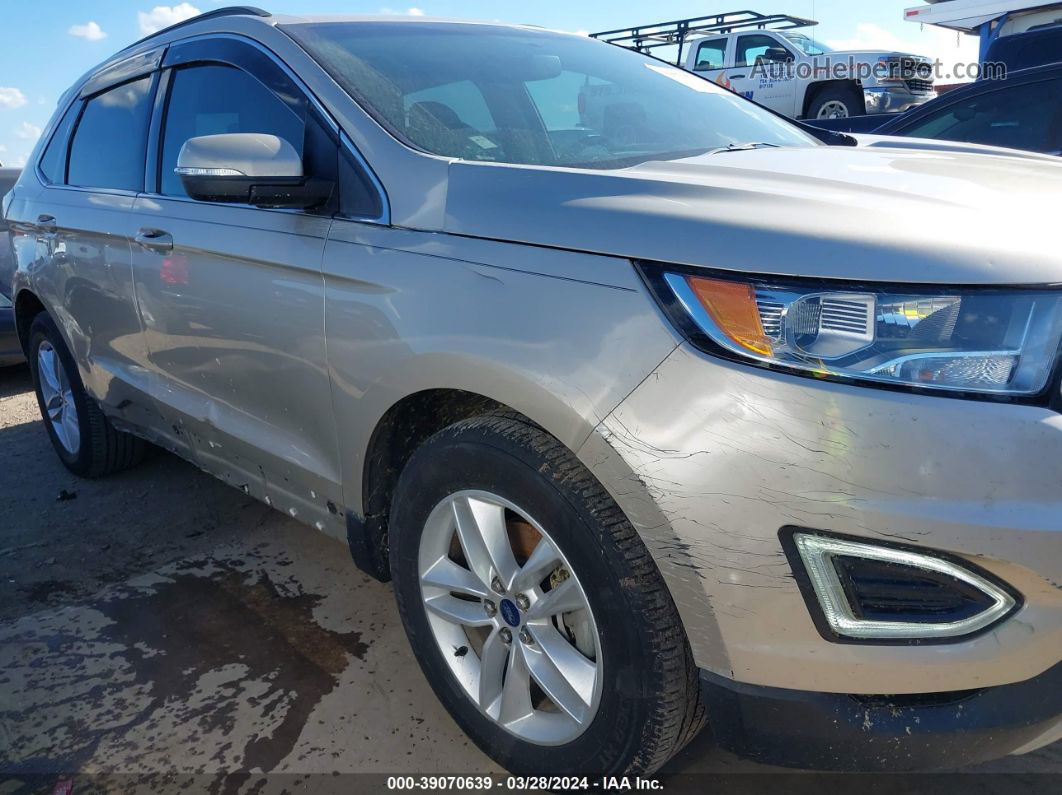 2017 Ford Edge Sel Gold vin: 2FMPK3J95HBC63405