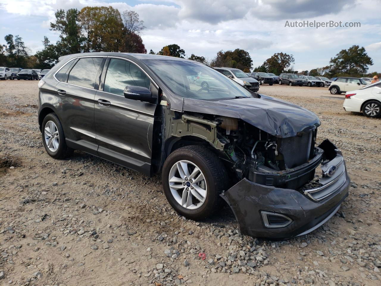 2018 Ford Edge Sel Charcoal vin: 2FMPK3J95JBB27927