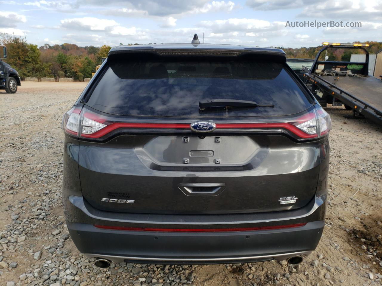 2018 Ford Edge Sel Charcoal vin: 2FMPK3J95JBB27927