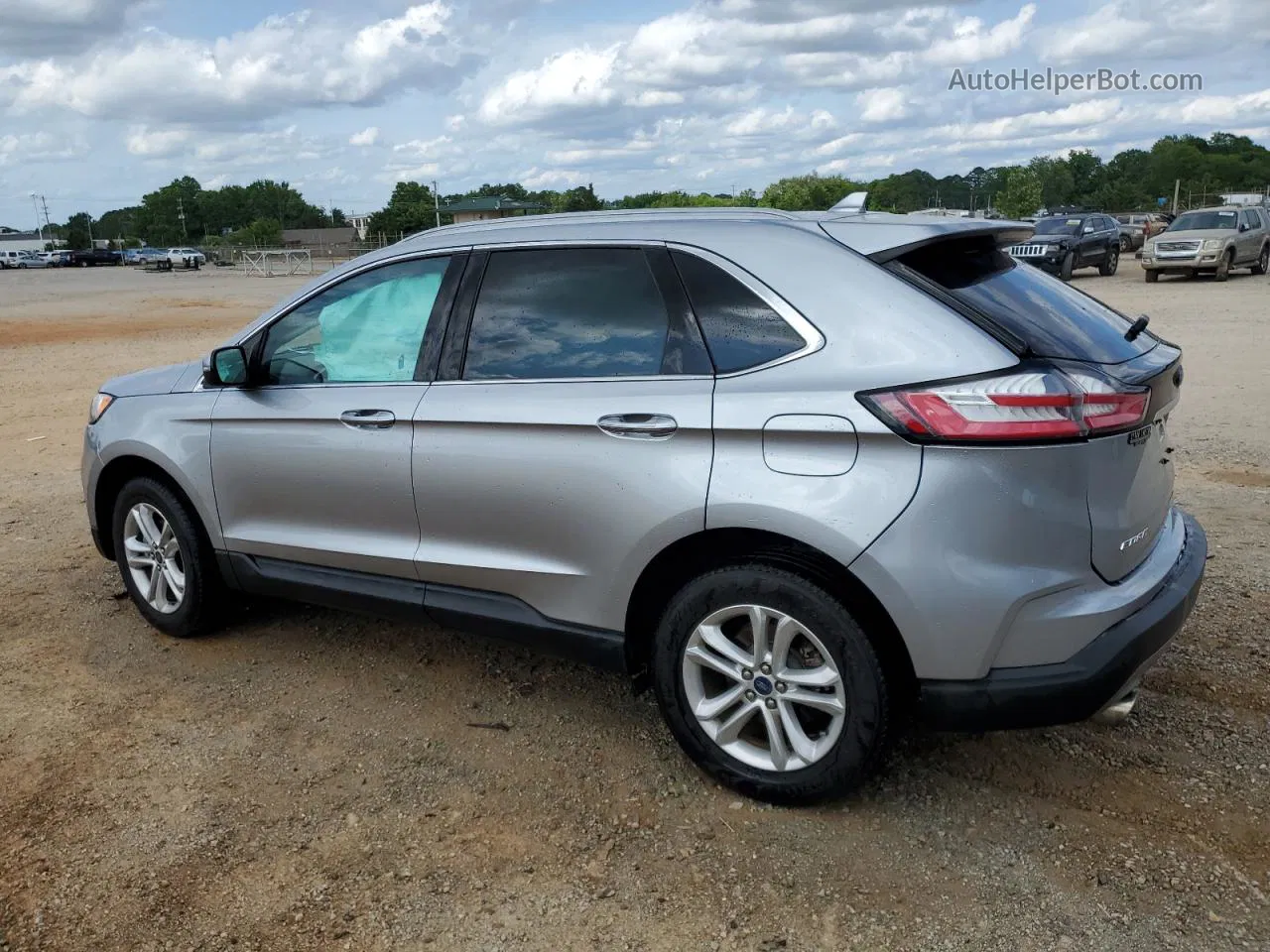 2020 Ford Edge Sel Silver vin: 2FMPK3J95LBA04096