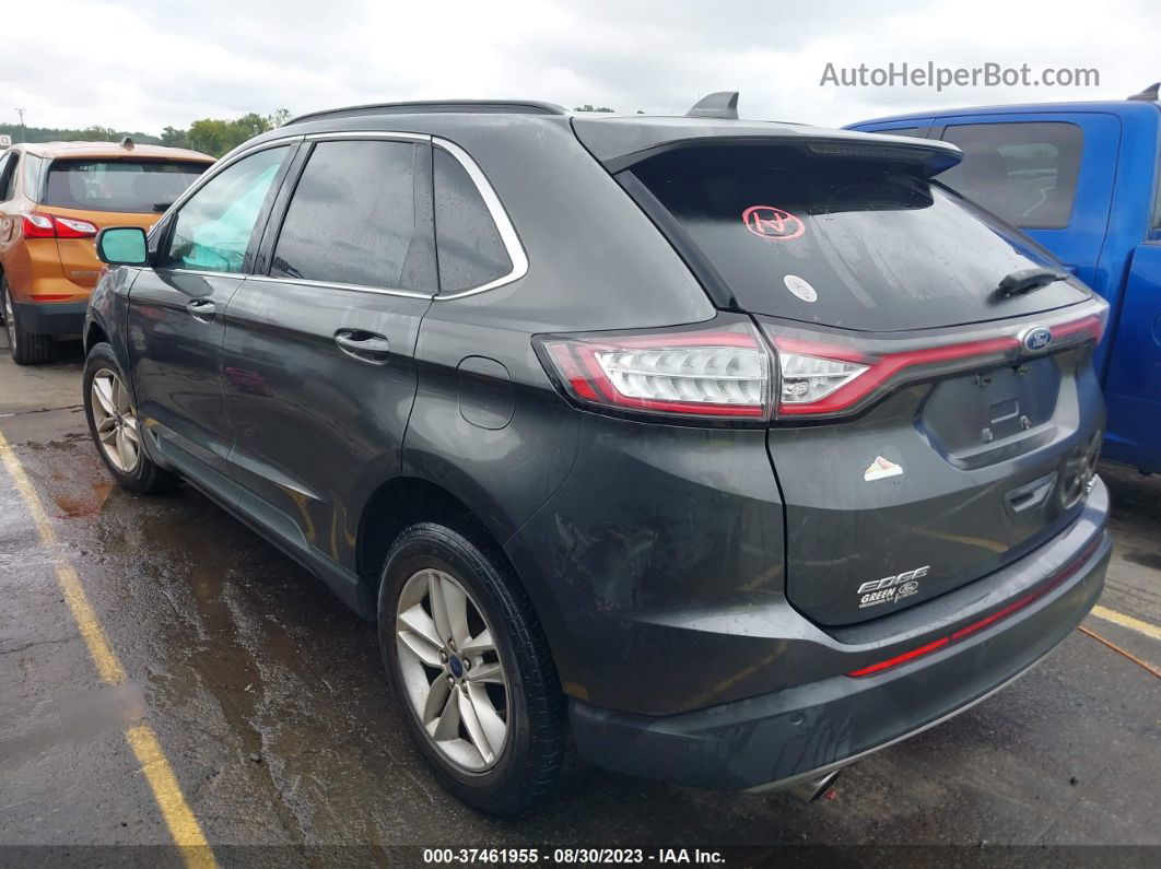 2016 Ford Edge Sel Серый vin: 2FMPK3J96GBB65935