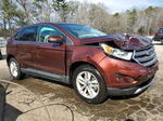 2016 Ford Edge Sel Maroon vin: 2FMPK3J96GBC19685