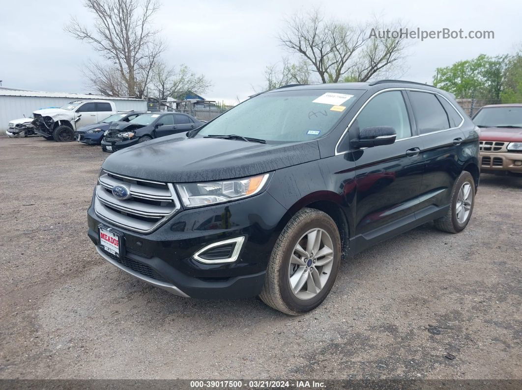 2016 Ford Edge Sel Black vin: 2FMPK3J96GBC52041