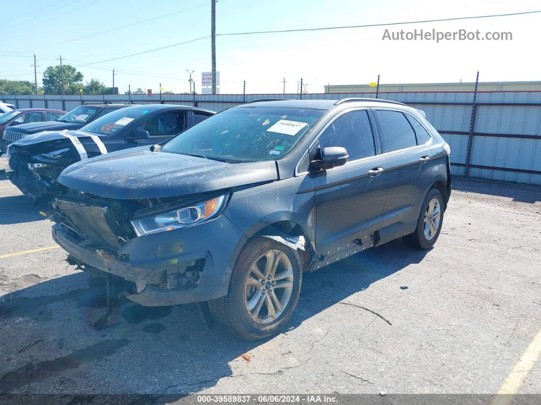 2017 Ford Edge Sel Gray vin: 2FMPK3J96HBB19264