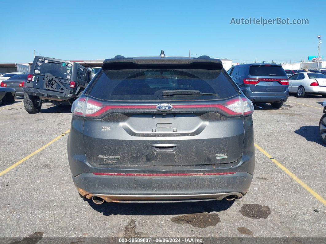 2017 Ford Edge Sel Серый vin: 2FMPK3J96HBB19264